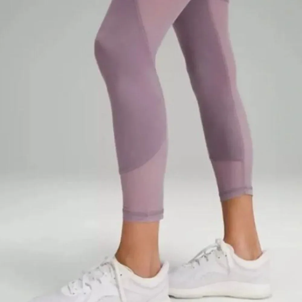 NWT lululemon Wunder Train Mesh Panel HR Tight 25